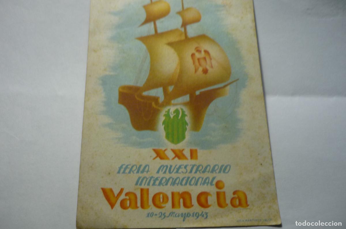 Cartes Postales: postal xxi feri int.valencia 1943 escrita cm