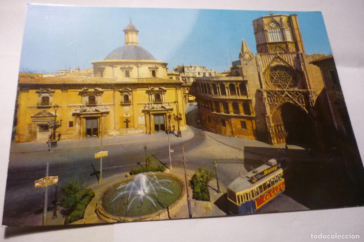 Postcards: postal valencia.-pl.virgen escrita