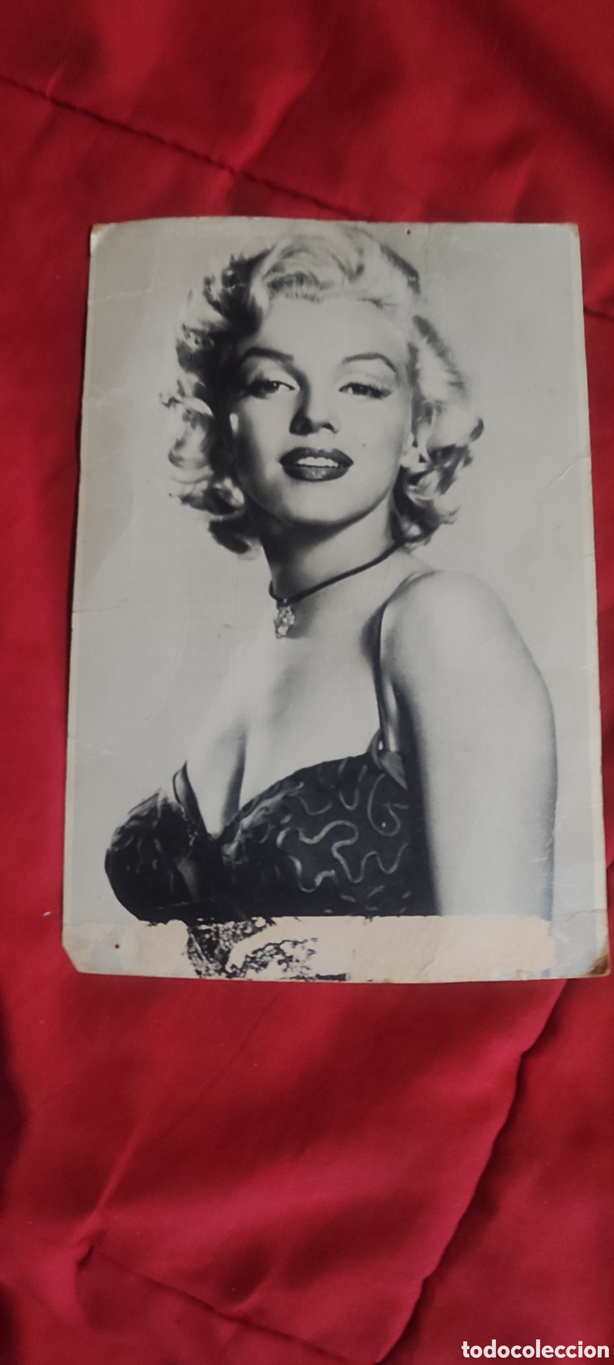 Postcards: Postal a&ntilde;os 50 firmada por ella marilin monroe
