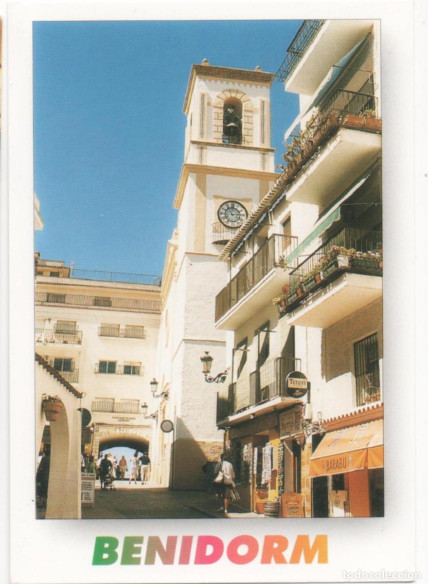 Postkarten: BENIDORM-ALICANTE-ESCRITA-