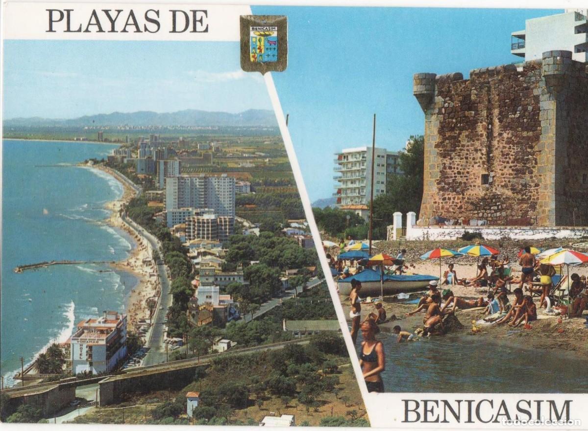 Cartoline: BENICASIM-CASTELL&Oacute;N-ESCRITA-