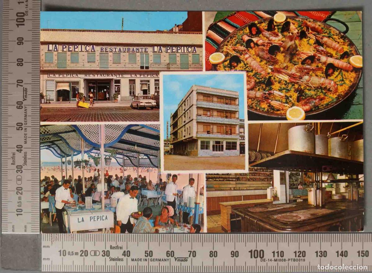 Cartoline: POSTAL. PLAYA RESTAURANTE LA PEPICA