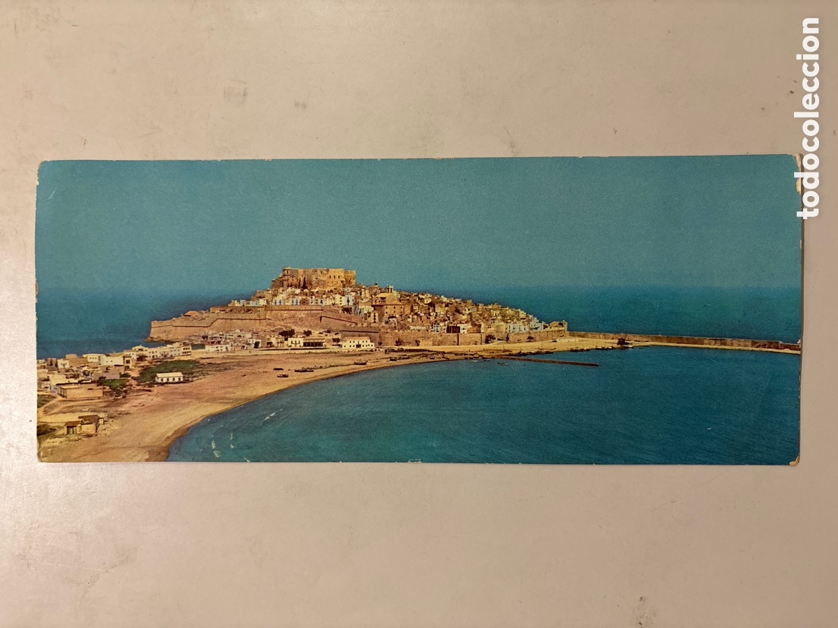 Postcards: POSTAL. TOMBOLO DE PE&Ntilde;ISCOLA. VISTA GENERAL DE LA POBLACI&Oacute;N. FOT. CAMPA&Ntilde;A Y PUIG-FERRAN. PANOR&Aacute;MICAS