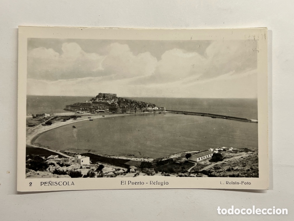 Postcards: PE&Ntilde;ISCOLA (Castell&oacute;n) Postal No.2, El Puerto. Refugio.. Roisin, fot&oacute;grafo (h.1950?) S/C