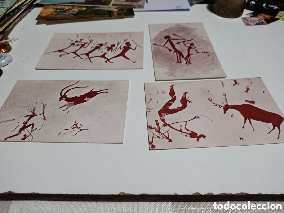 Postcards: Postal pinturas rupestres Ares del Maestre, Castell&oacute;n 1962