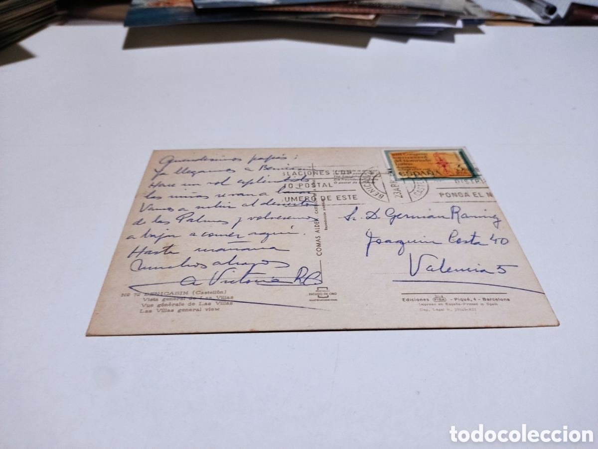 Postales: Postal Benicasim........ - Foto 2