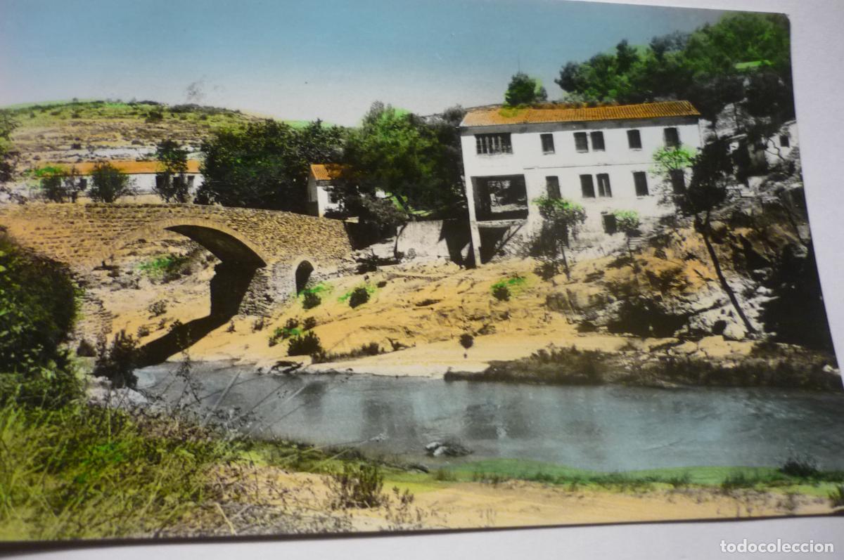 Cartes Postales: postal navajas-fuente del ba&ntilde;o-coloreada circulada cm