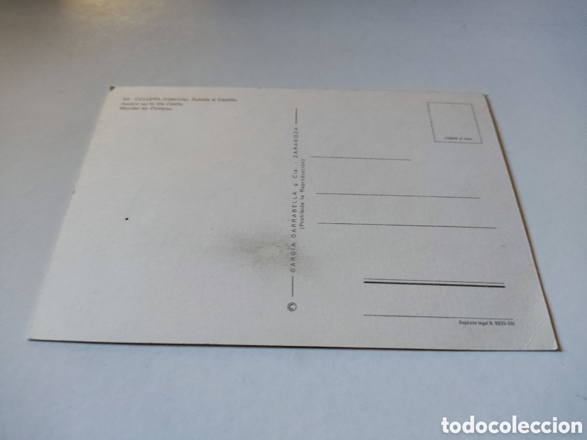 Postales: Postal Cullera, Castillo - Foto 2