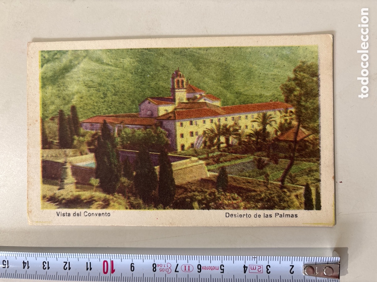Postkarten: POSTAL. DESIERTO DE LAS PALMAS. VISTA DEL CONVENTO. CASTELL&Oacute;N. EDICI&Oacute;N?.