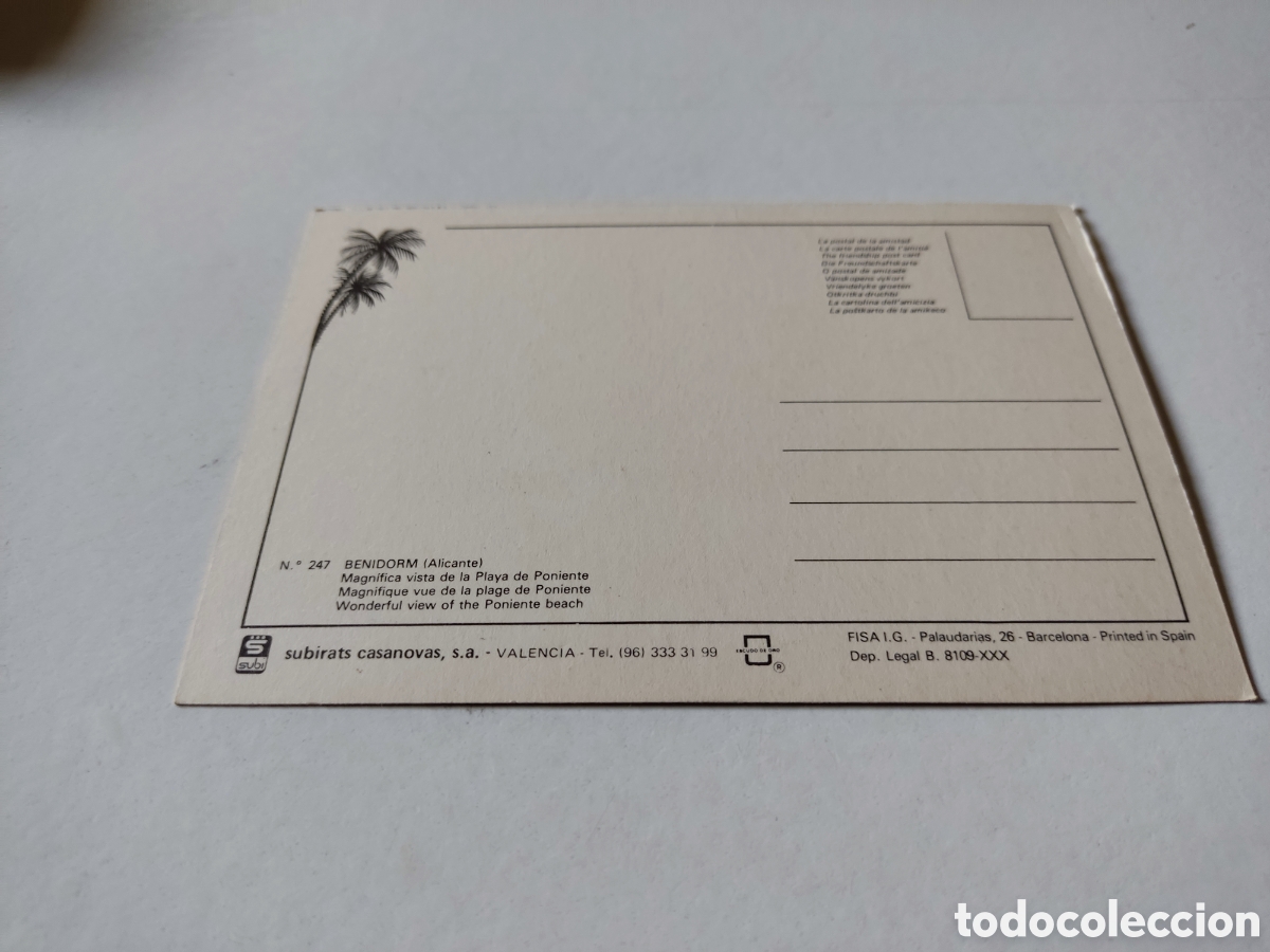 Postales: Postal Benidorm...... - Foto 2