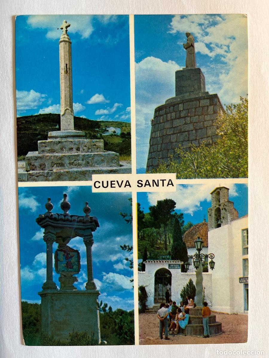 Postkarten: POSTAL. Cueva santa. Altura. Castell&oacute;n. Cruz de piedra, Bonifacio Ferrer.