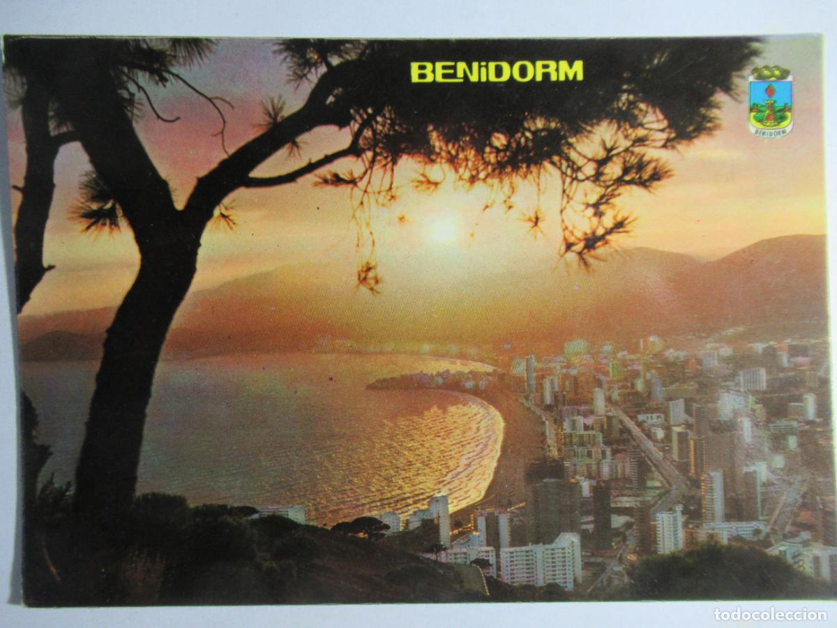 Postales: Benidorm - Puesta de Sol - Foto 1
