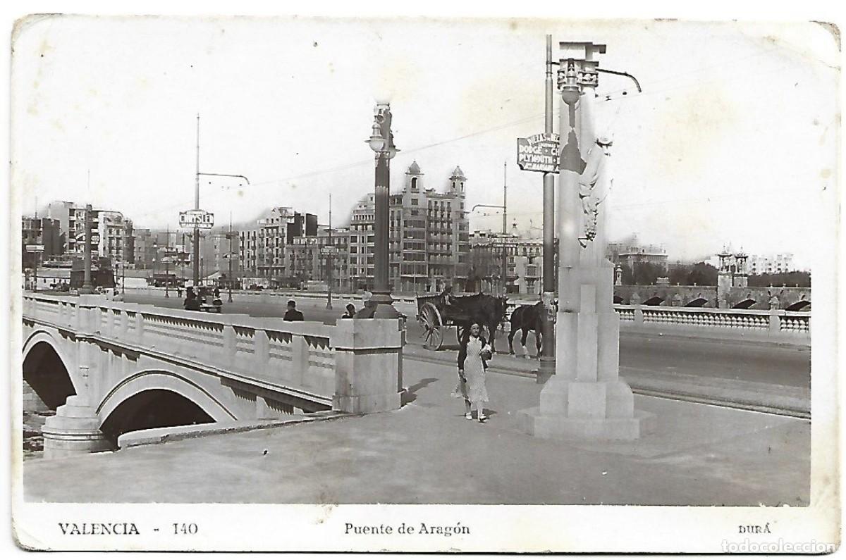 Postales: &rdquo; PUENTE DE ARAGON &rdquo;.- VALENCIA - Foto 1
