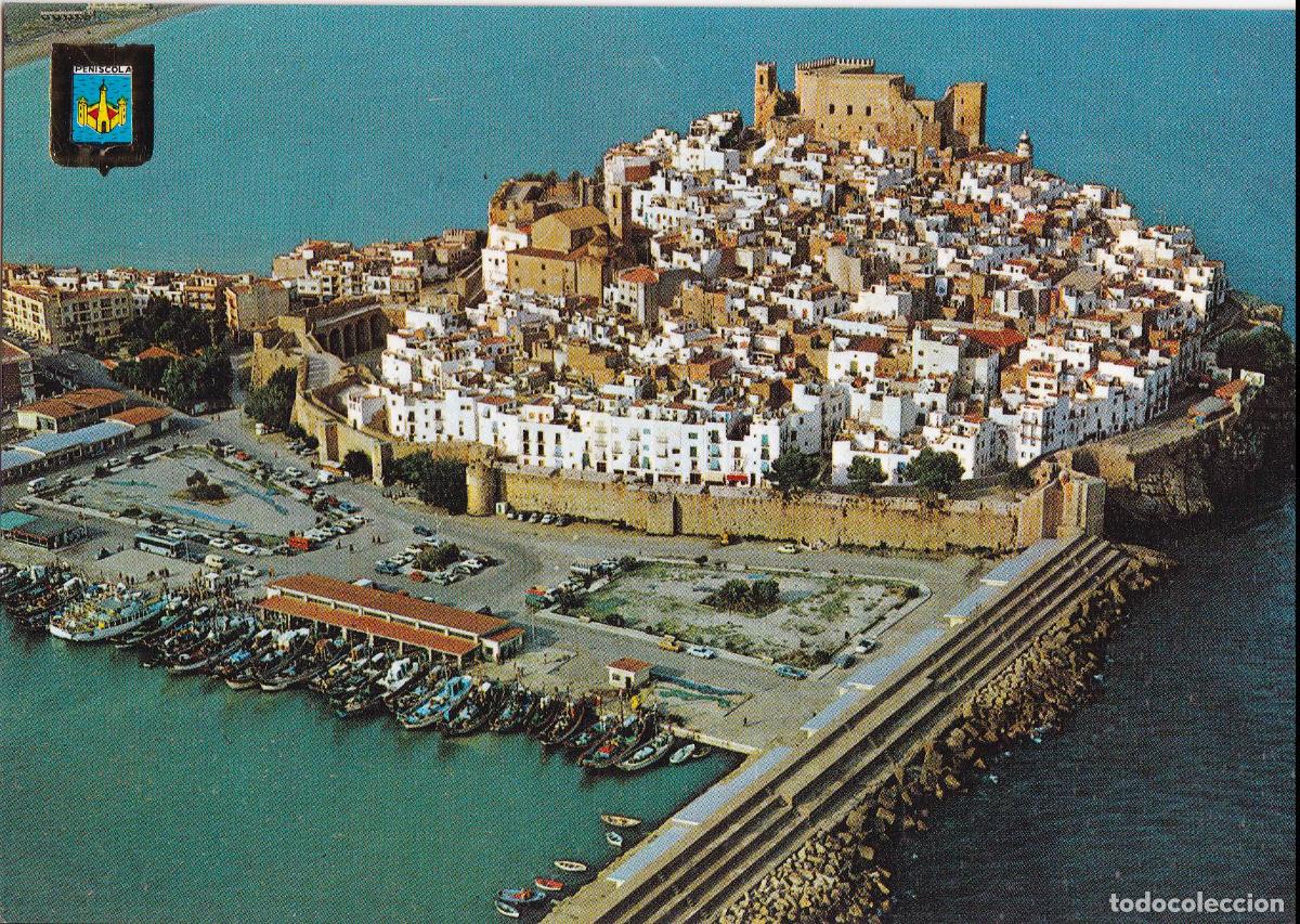 Postkarten: PE&Ntilde;ISCOLA, VISTA A&Eacute;REA - ESCUDO DE ORO N&ordm;106 - S/C