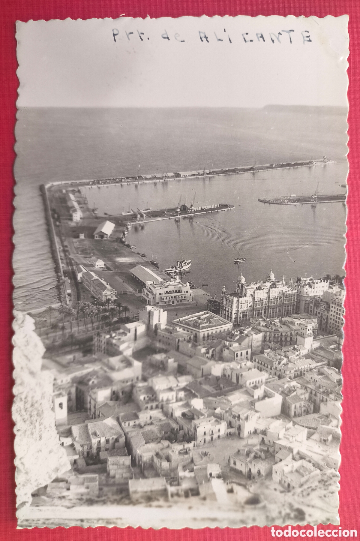 Postcards: ALICANTE PUERTO POSTAL FOTOGR&Aacute;FICA ED. ART&Iacute;STICAS C. 1955