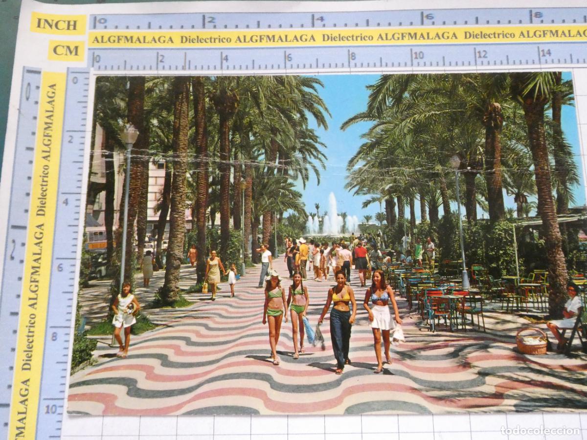 Postais: POSTAL DE ALICANTE. A&Ntilde;O 1971. EXPLANADA DE ESPA&Ntilde;A Y PUERTA DEL MAR 6835 BEASCOA. 2347