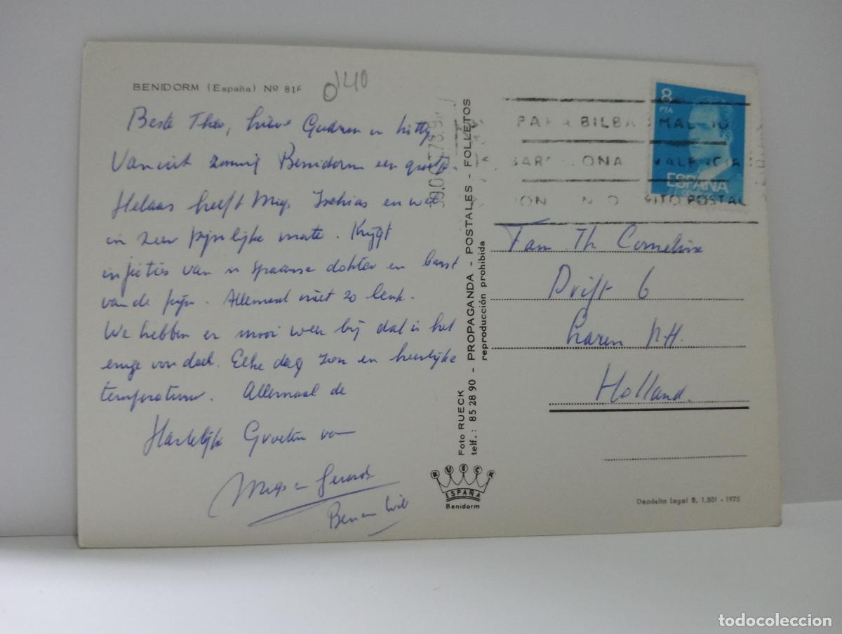 Postales: TARJETA POSTAL DE BENIDORM. - Foto 2