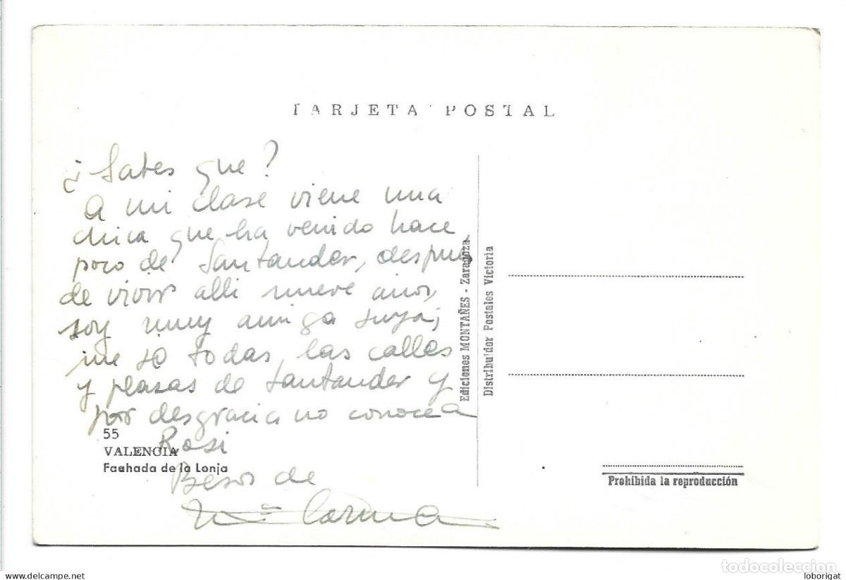 Postales: FACHADA DE LA LONJA.- VALENCIA - Foto 2