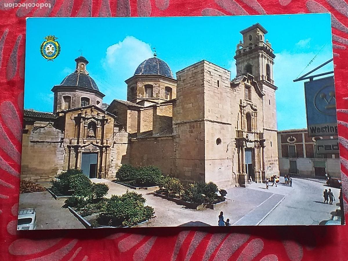 Postkarten: ALICANTE-V22-150X105mm.-MONOVAR-IGLESIA PARROQUIAL