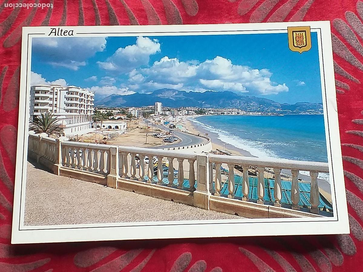 Postkarten: ALICANTE-V22-150X105mm.-ALTEA-VISTA PARCIAL DEL PASEO MARITIMO