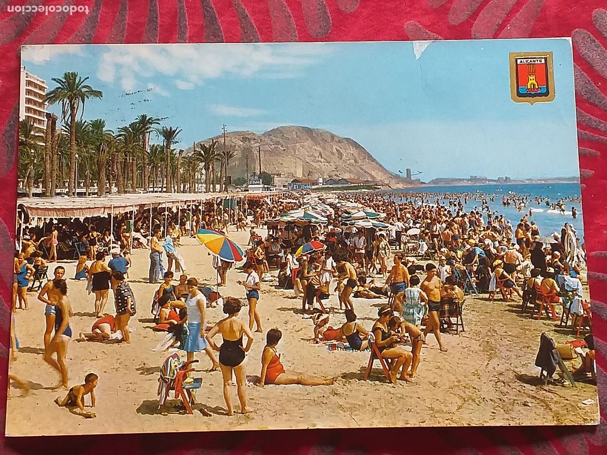 Postkarten: ALICANTE-V22-150X105mm.-PLAYA DEL POSTIGUET