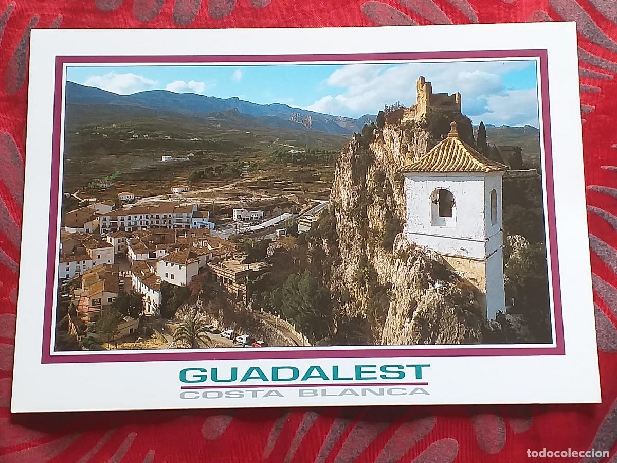 Cartes Postales: ALICANTE-V22-150X105mm.-COSTA BLANCA-GUADALEST-VISTA PINTORESCA..