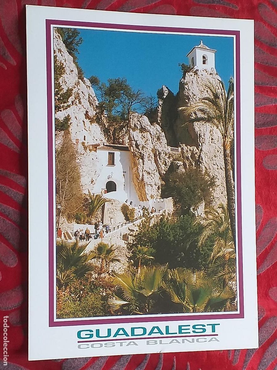 Cartes Postales: ALICANTE-V22-150X105mm.-COSTA BLANCA-GUADALEST-VISTA PINTORESCA...