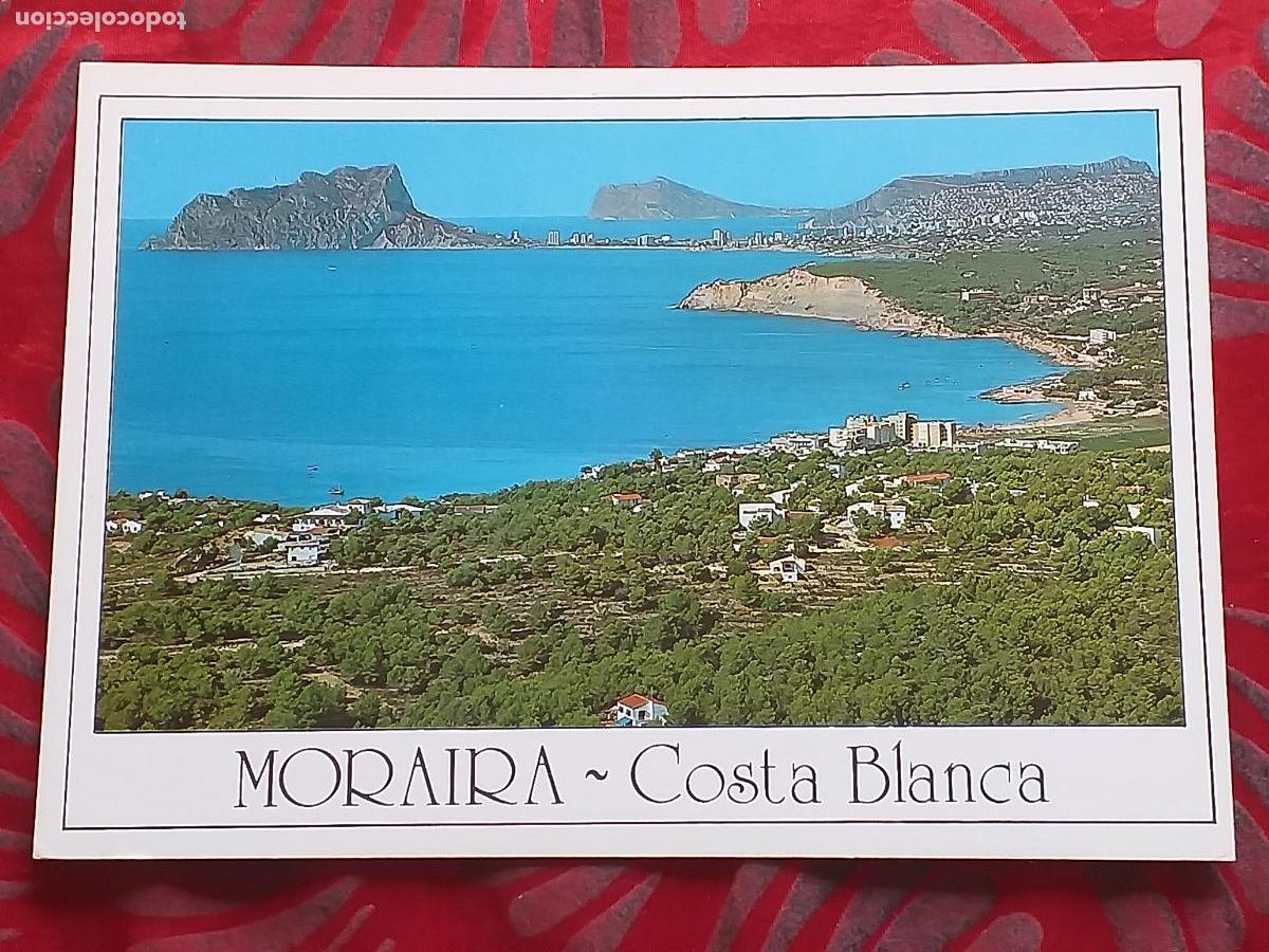 Postais: ALICANTE-V22-150X105mm.-MORAIRA-VISTA GENERAL Y PE&Ntilde;ON DEIFACH