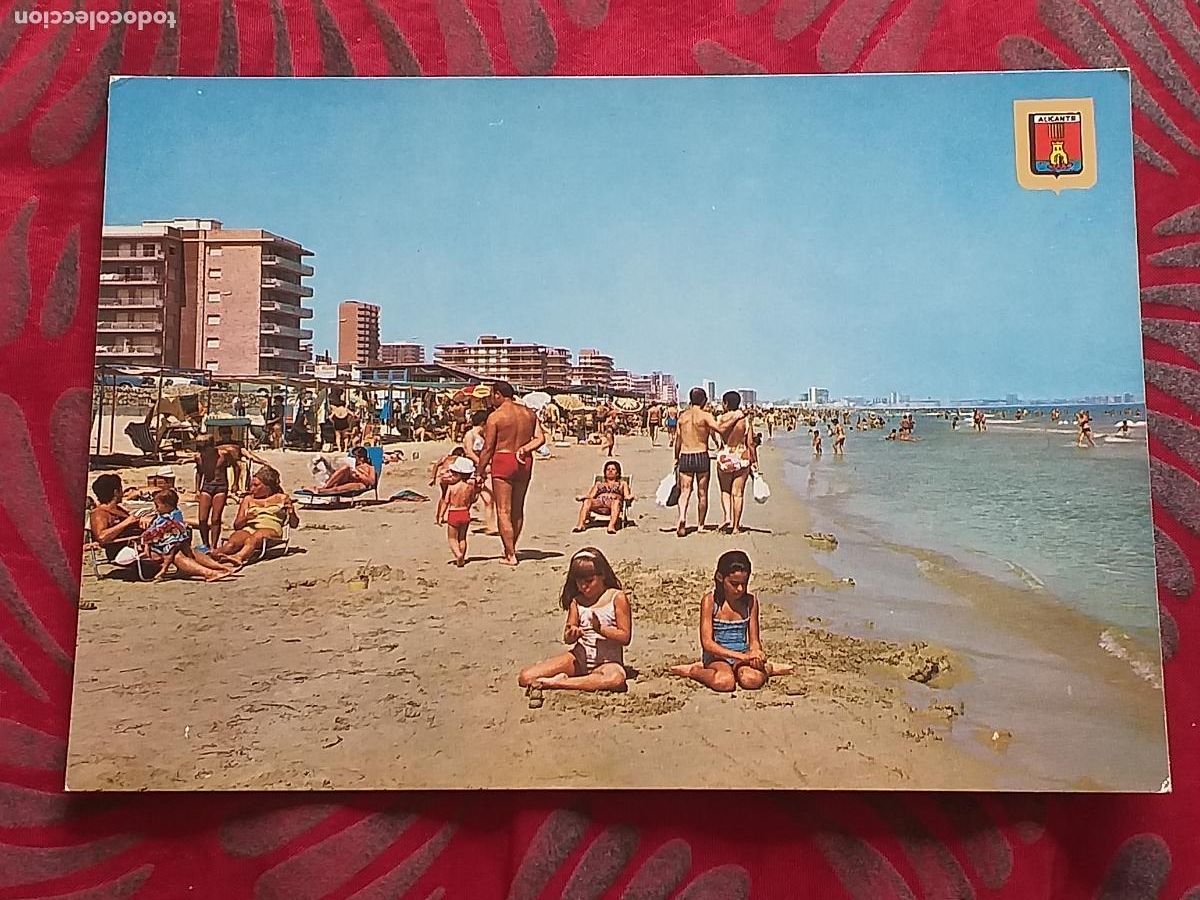 Postais: ALICANTE-V22-150X105mm.-PLAYA DE SAN JUAN