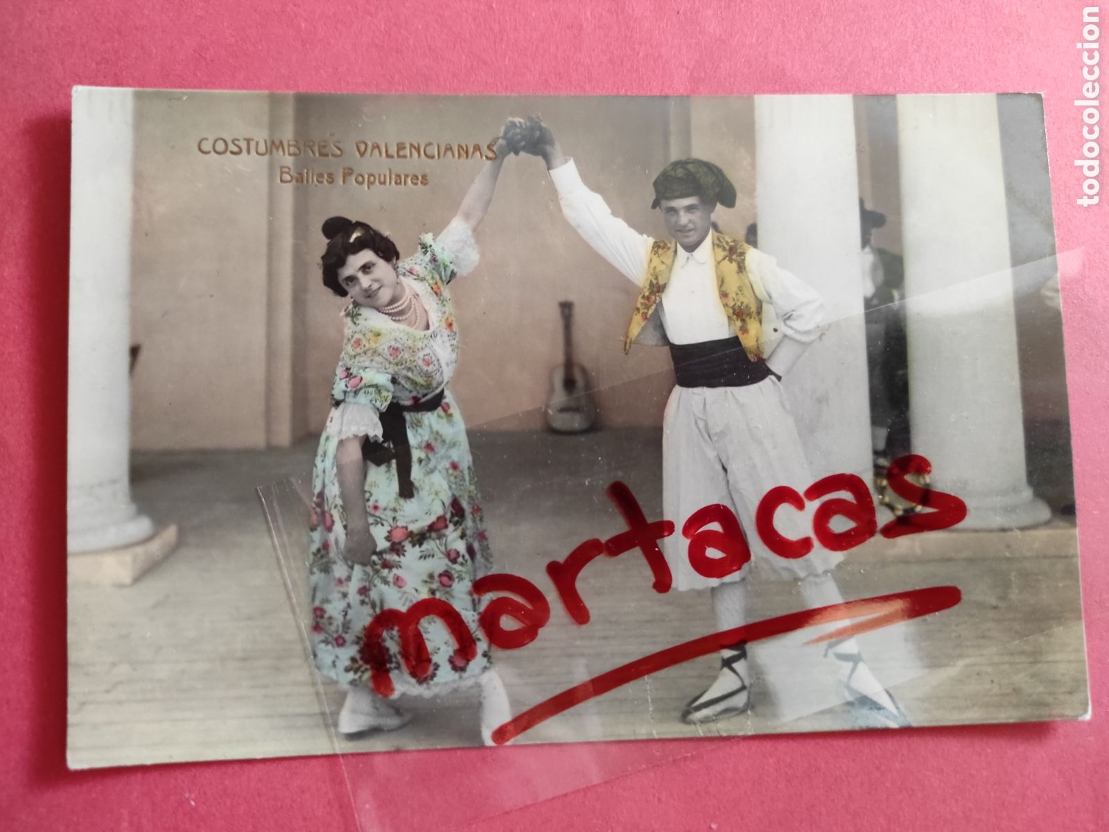 Postais: TARJETA POSTAL.- COSTUMBRES VALENCIANAS.- BAILES POPULARES.- VALENCIA.-