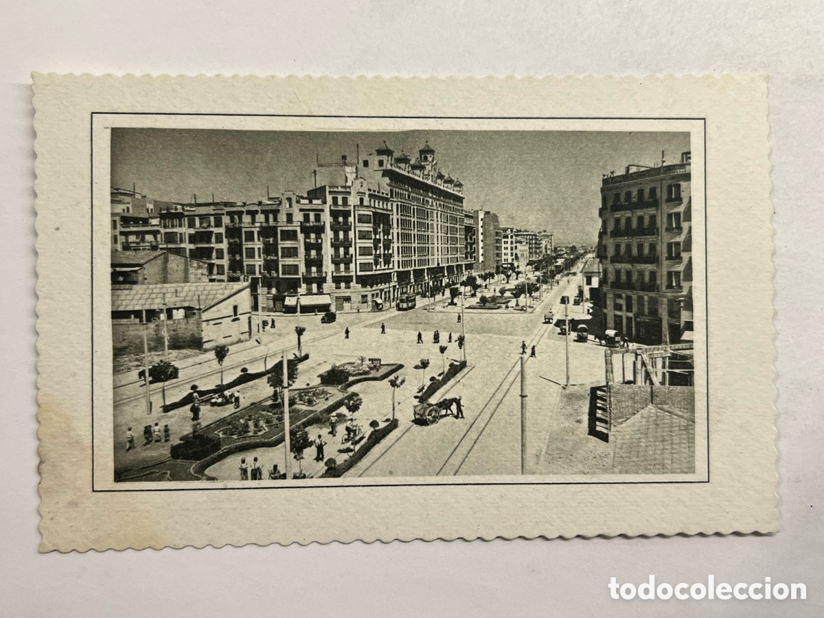 Cartes Postales: VALENCIA. Postal Dentada No.27, Gran V&iacute;a de Fernando el Cat&oacute;lico. Edita: Garcia Garrabella (h.1940?)