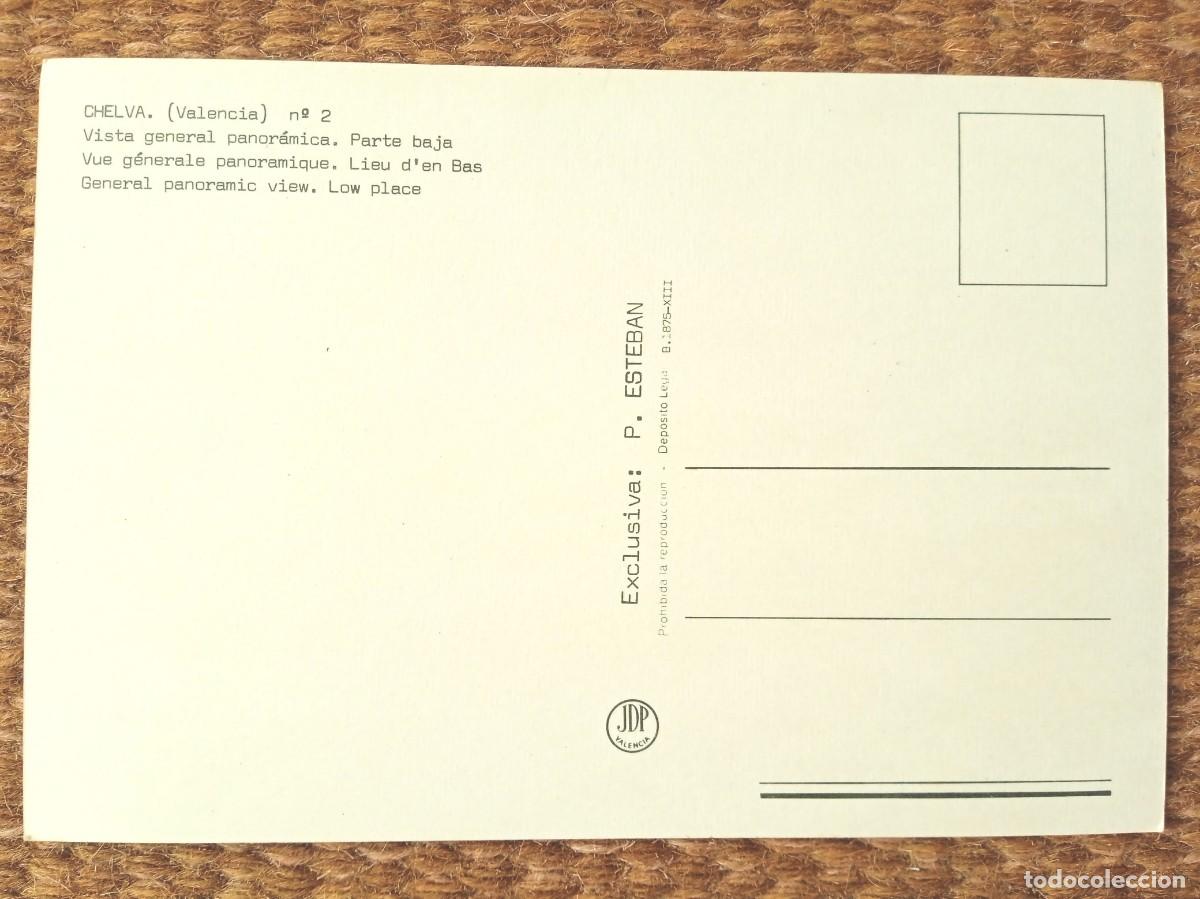 Postales: CHELVA - VALENCIA - ED. JDP - Foto 2