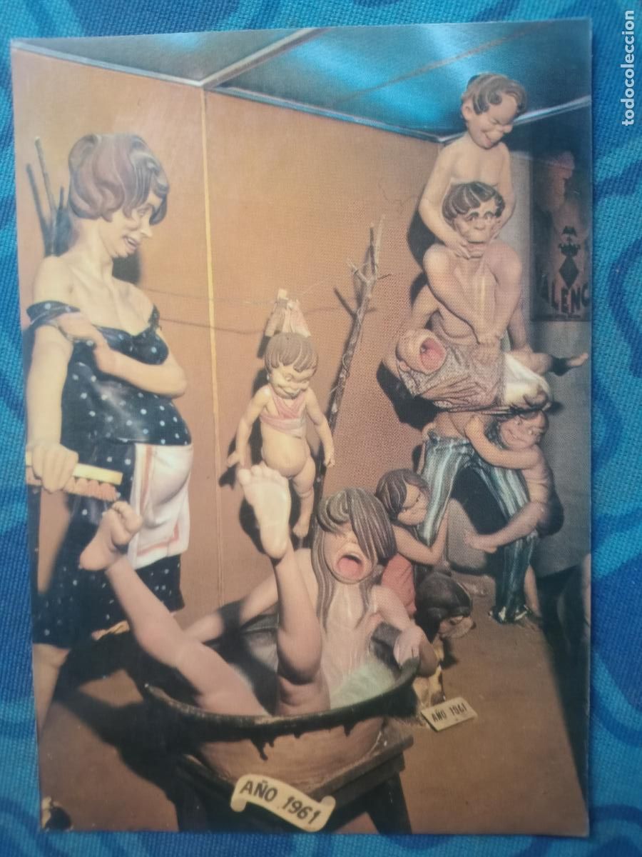 Postales: Postal de las Fallas de Valencia 1961 - Foto 1