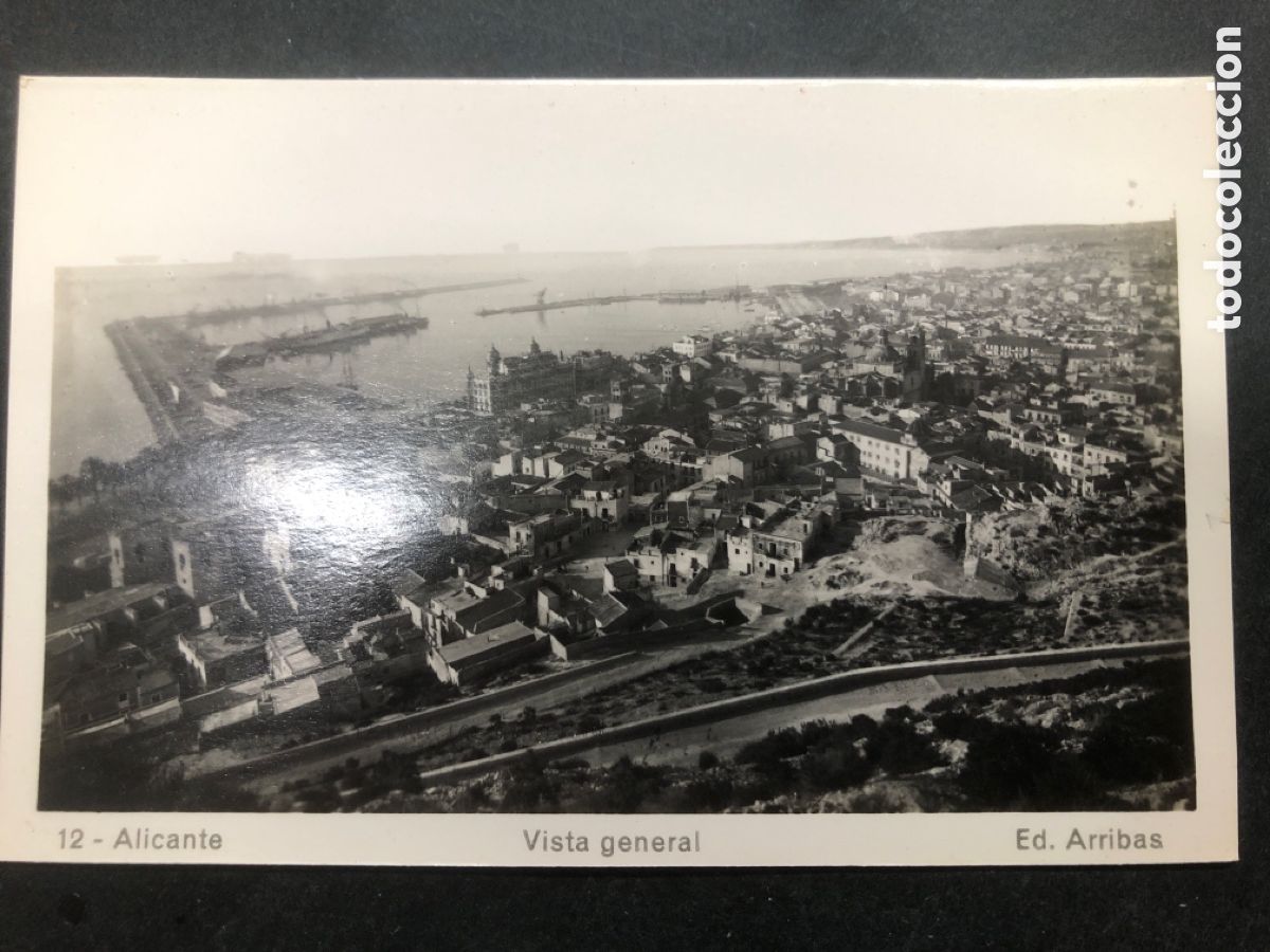 Postais: POSTAL ALICANTE VISTA GENERAL ED ARRIBAS N&ordm; 12