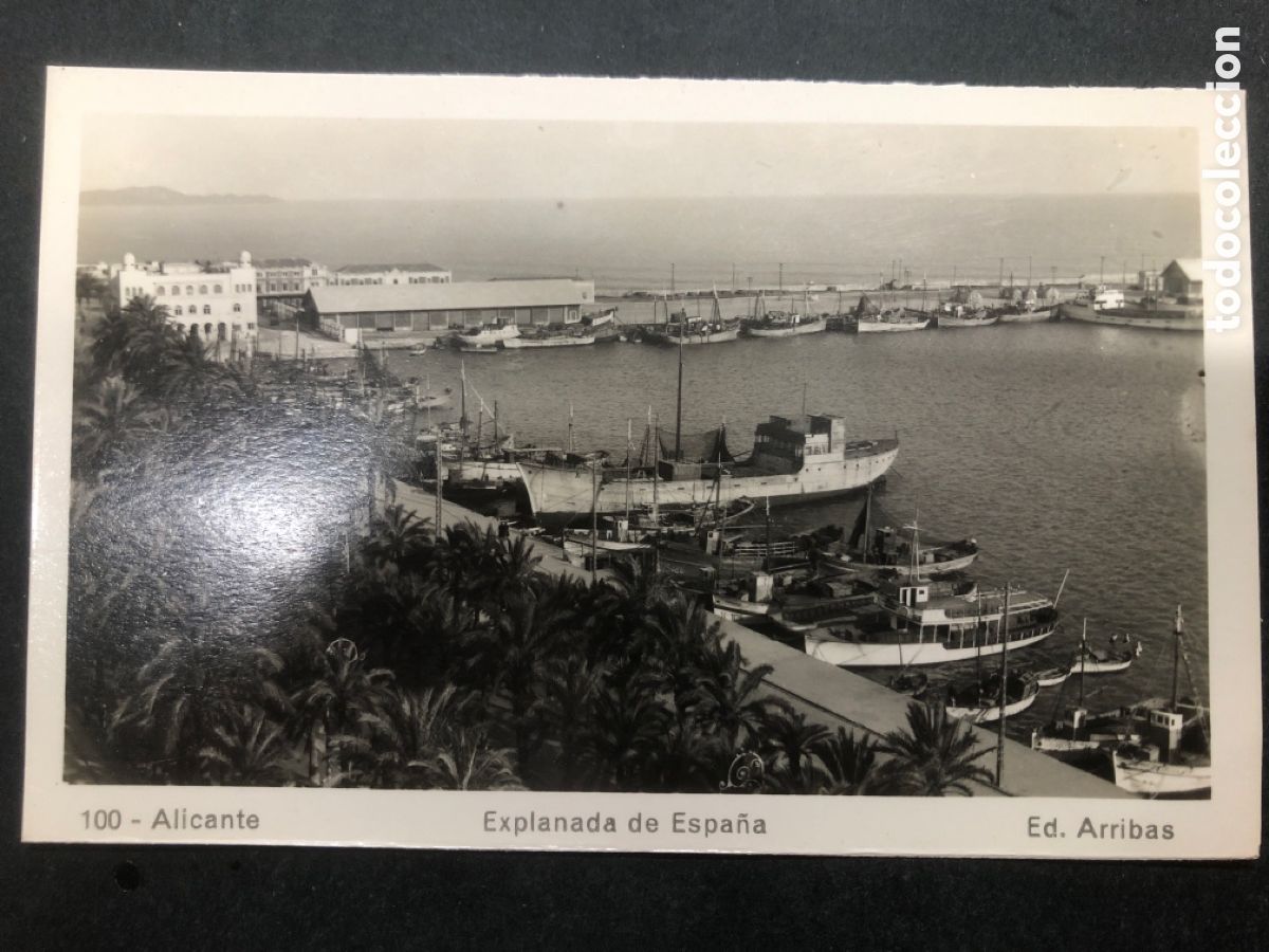 Postais: POSTAL ALICANTE EXPLANADAS DE ESPA&Ntilde;A ED ARRIBAS N&ordm; 100