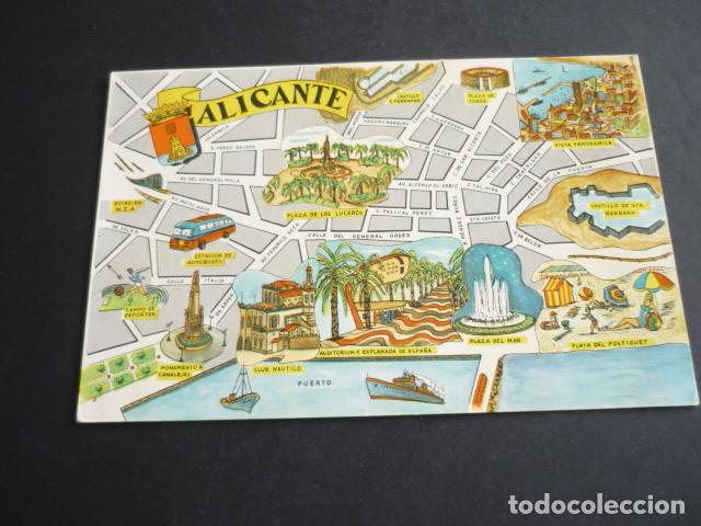 Postales: ALICANTE PLANO POSTAL - Foto 1