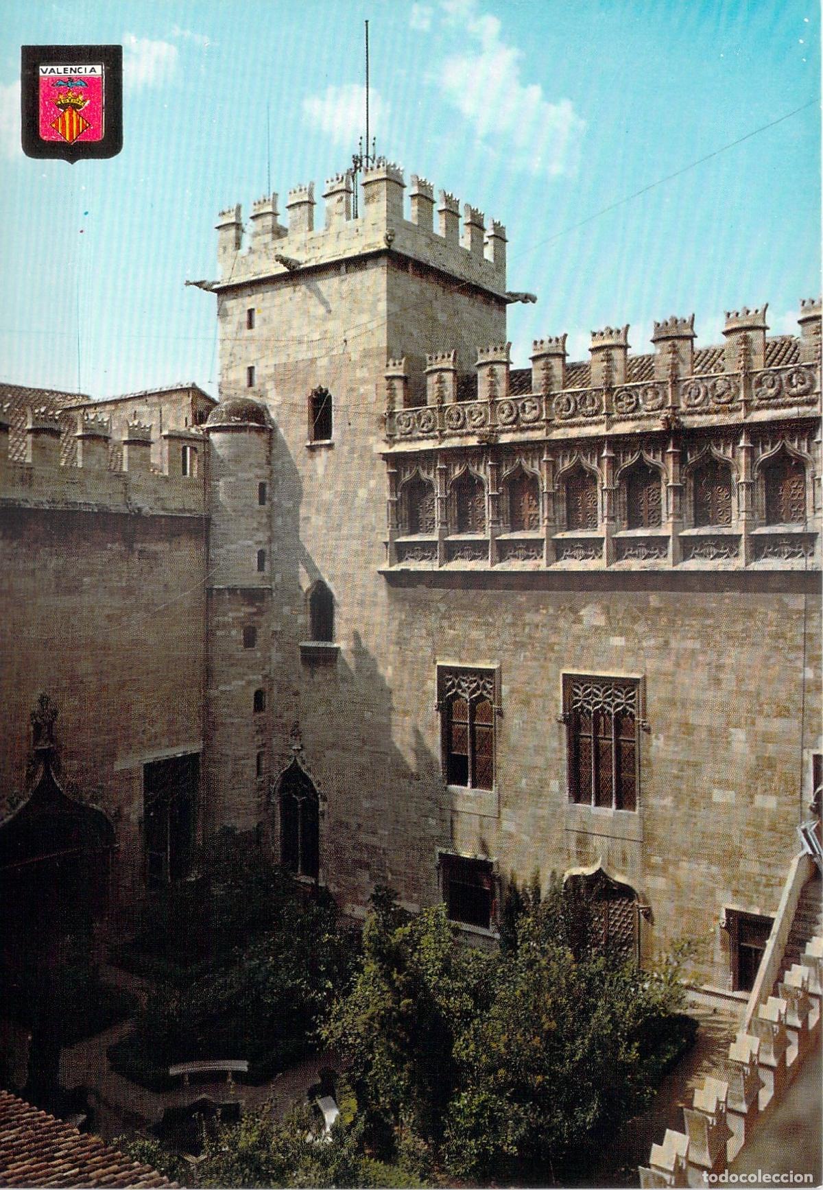 Postales: Postal Valencia La Lonja de la Seda - Patio interior - Edificio G&oacute;tico - Foto 1