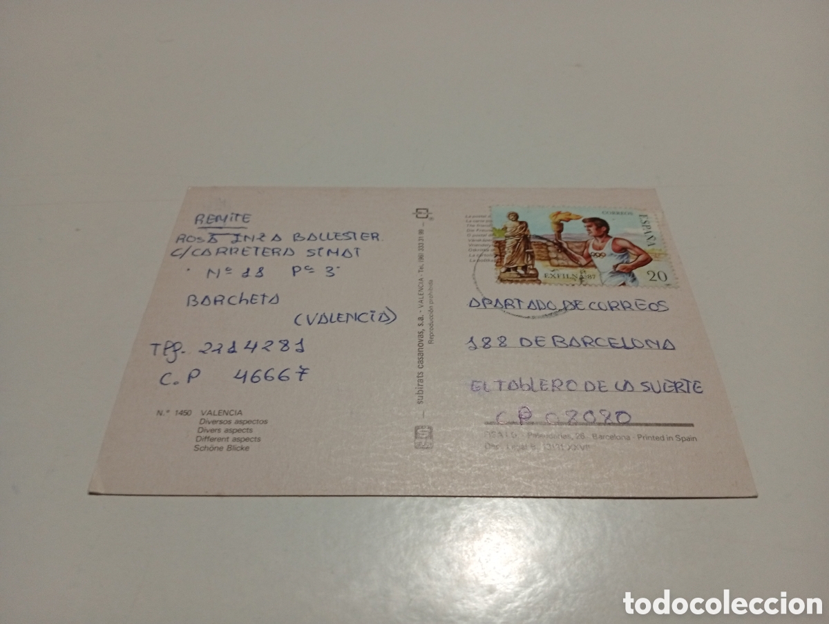 Postales: Postal Valencia..... - Foto 2