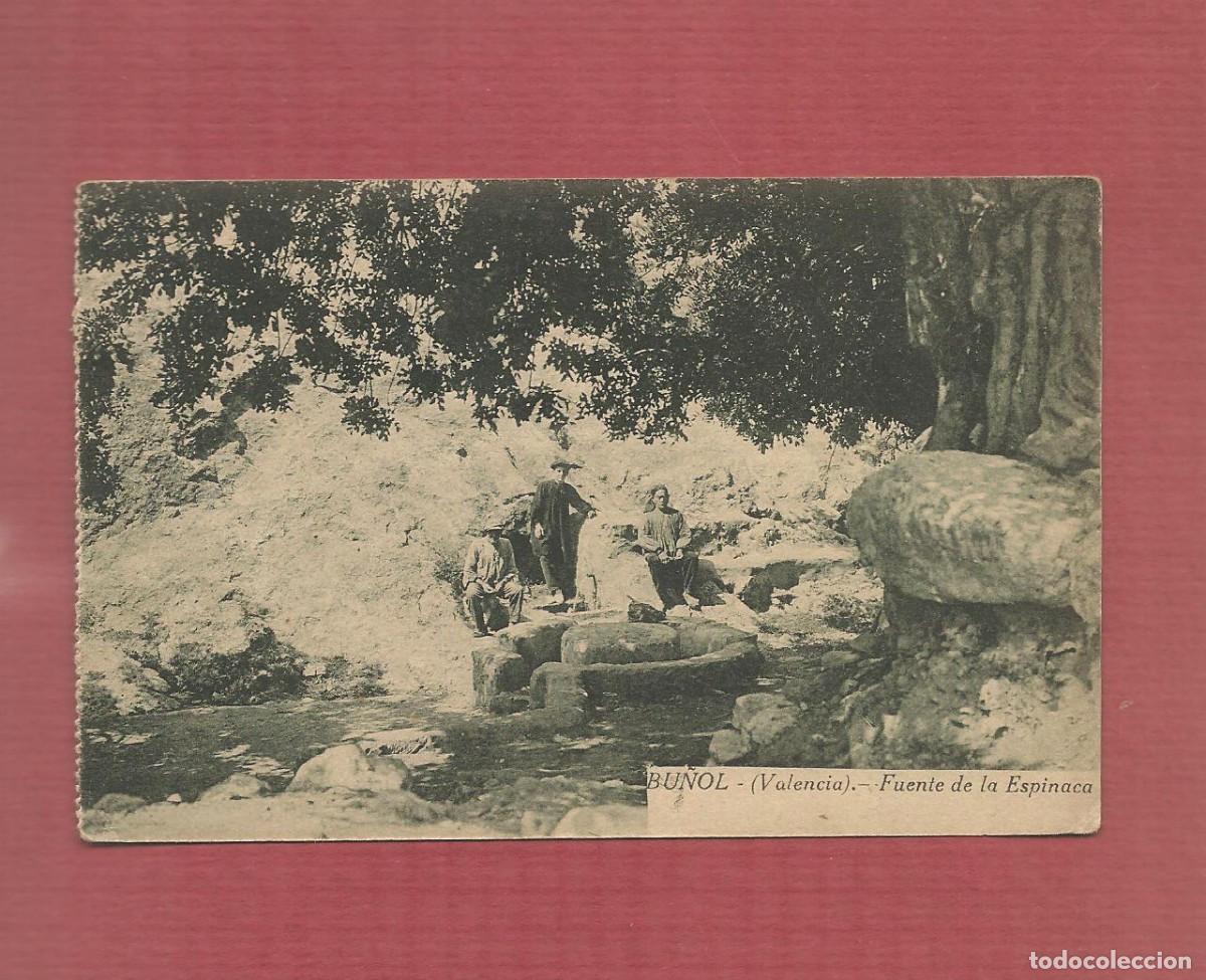 Postcards: POSTAL BU&Ntilde;OL VALENCIA fuente de la Espinaca, 2&ordf; ed del Ayuntamiento 1919