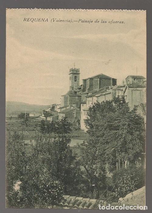 Postkarten: postal REQUENA paisaje de las afueras , ed. HERNANDEZ Y SANCHEZ ,muy buen estado