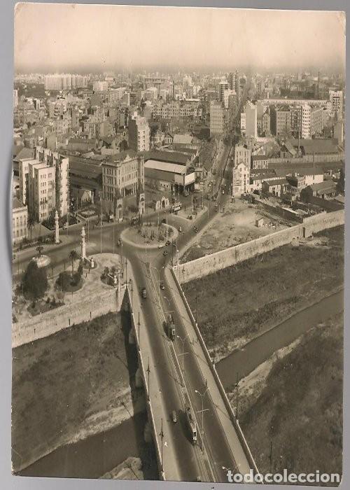 Cartes Postales: POSTAL fotografica VALENCIA puente de Aragon avenida del Puerto