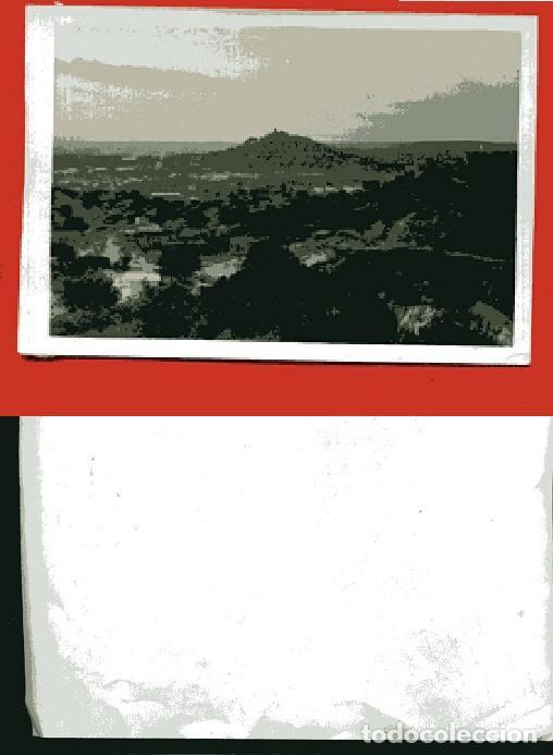 Cartes Postales: 0595 FOTOGRAFIA al dorso CASTILLO DE CHIVA DESDE LA CIMA DE CHIVA, a&ntilde;os 60