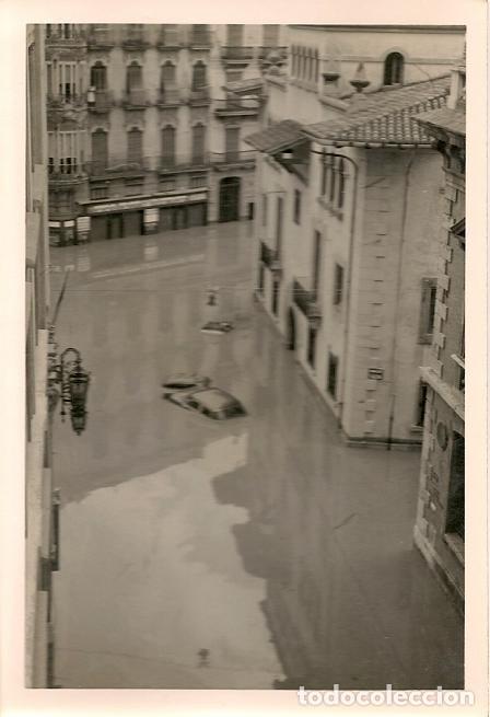 Cartes Postales: FOTOGRAFIA RIADA VALENCIA 1957, calle de las Barcas &ndash; Pascual y Genis, fotografo TORREJON