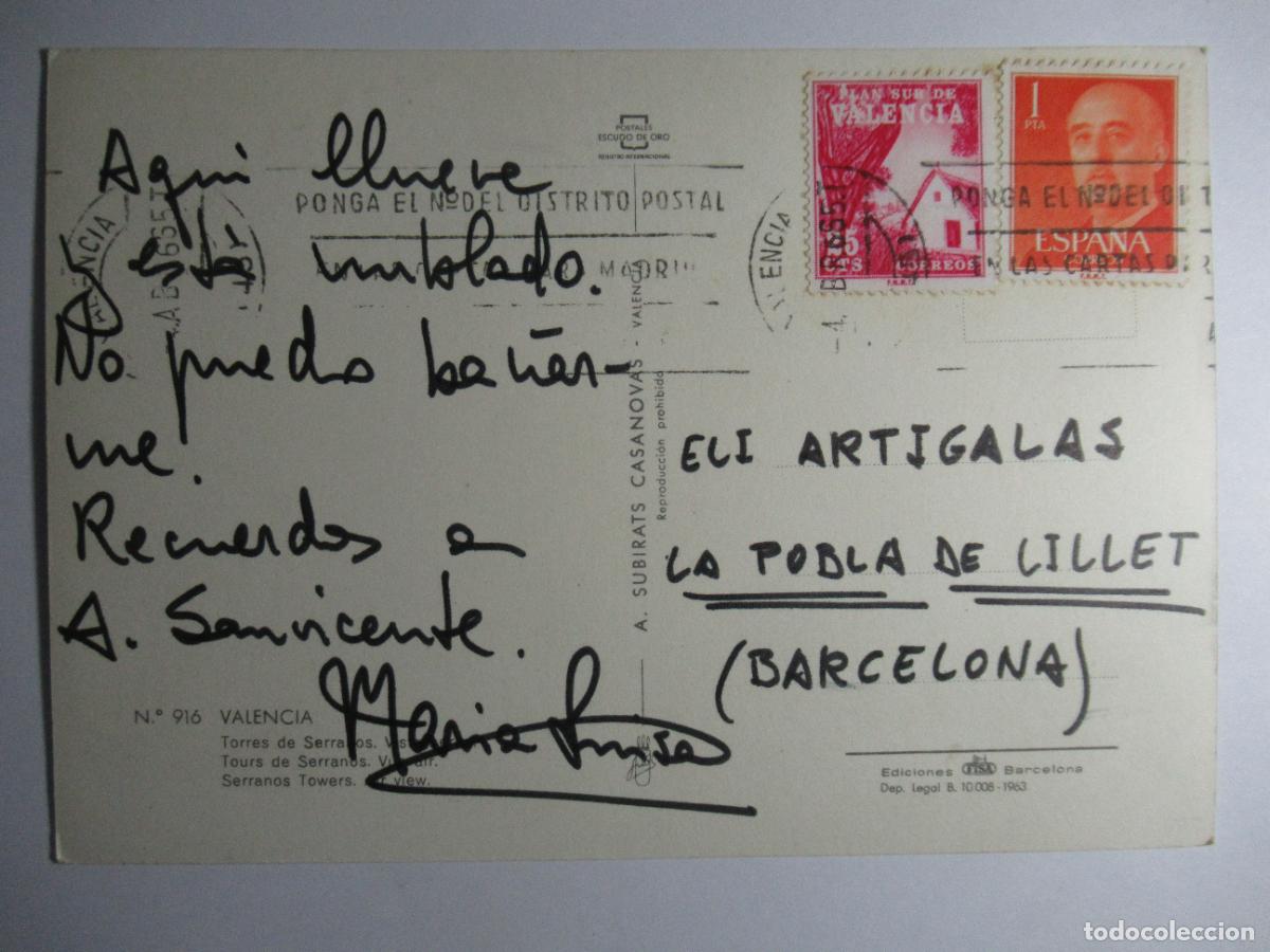 Postales: Valencia - Torres de Serranos - Foto 2