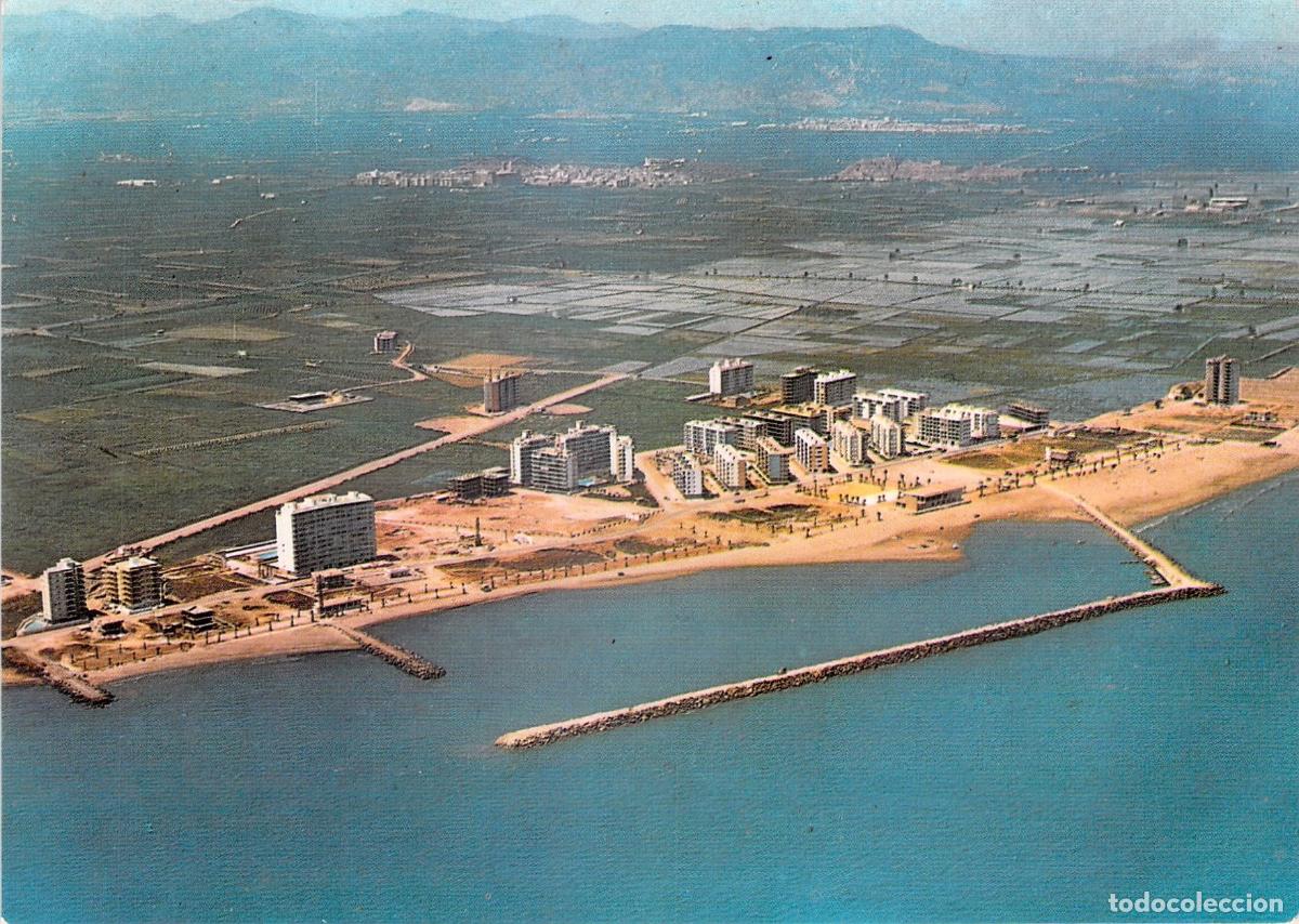 Cartes Postales: Postal Vista A&eacute;rea Playa de Puebla de Farnals Valencia