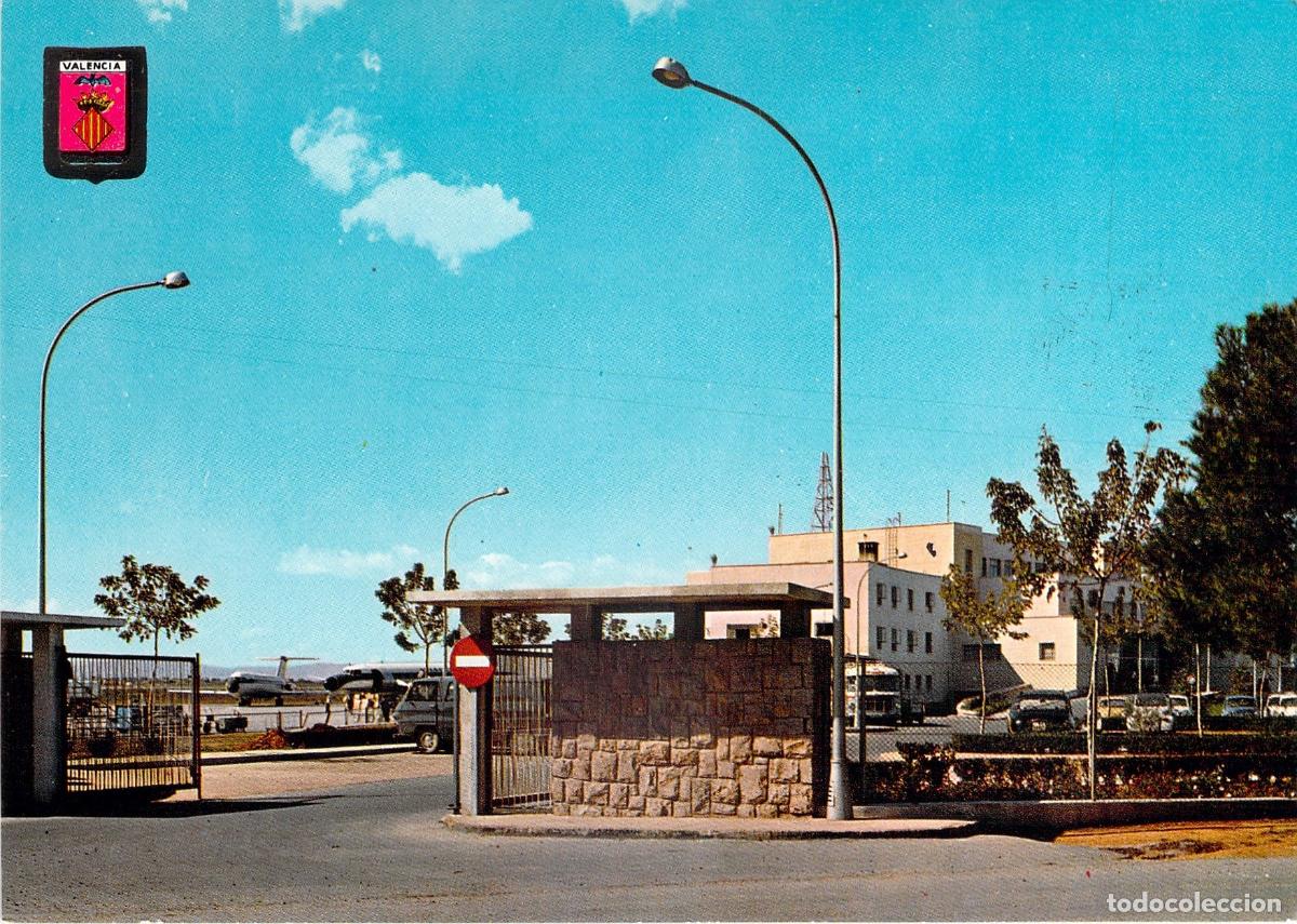 Cartes Postales: Postal Aeropuerto Internacional de Manises, Valencia - Escudo de Oro
