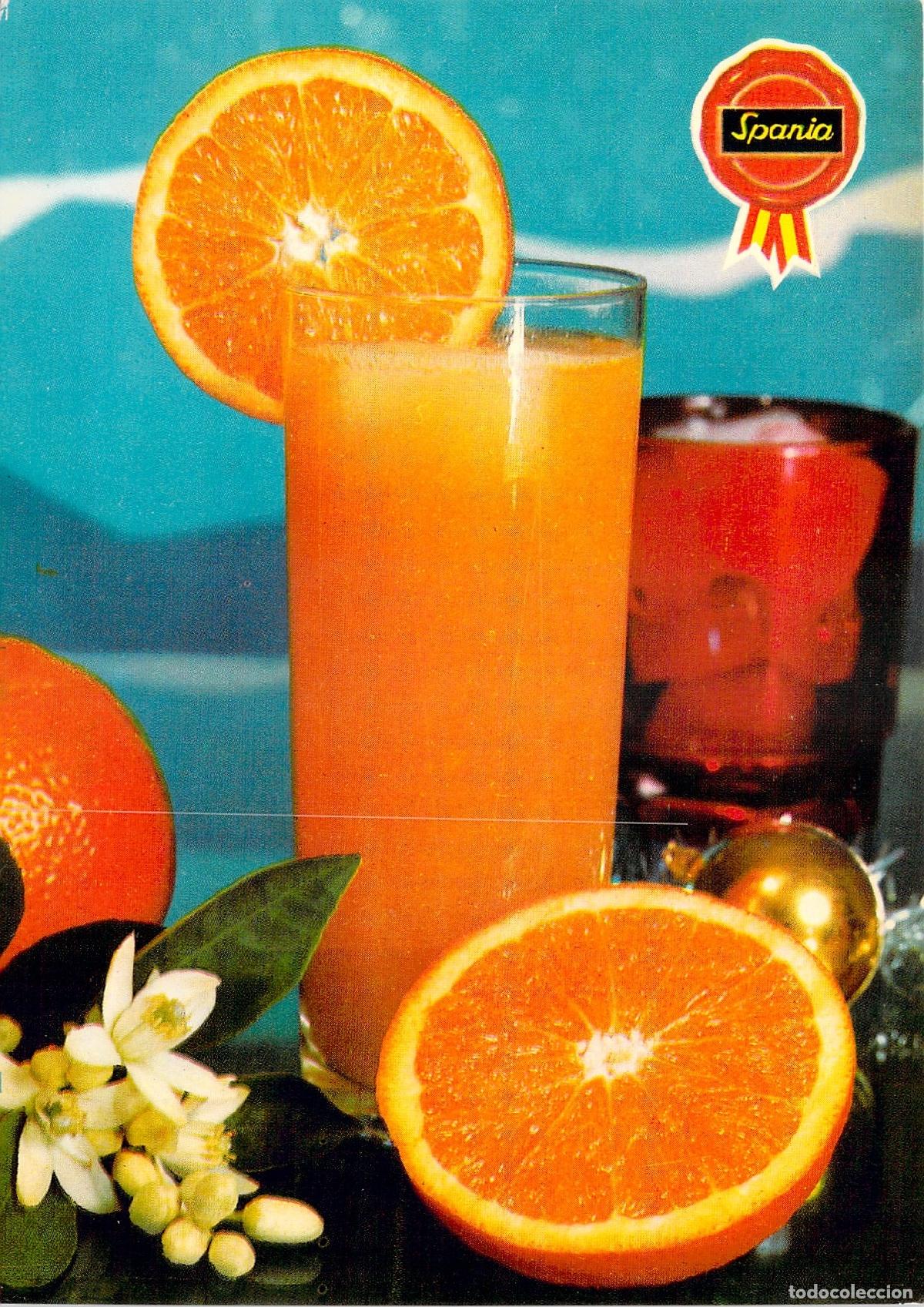Cartoline: Postal Publicitaria de Naranjas Spania con Zumo y Azahar