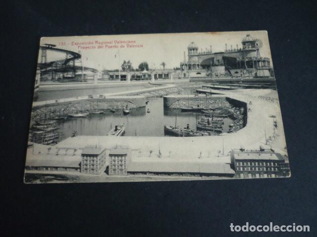 Postais: VALENCIA EXPOSICION REGIONAL VALENCIANA PROYECTO DEL PUERTO DE VALENCIA
