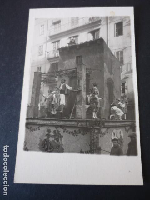 Postales: VALENCIA FALLAS POSTAL FOTOGRAFICA UNA FALLA HACIA 1920