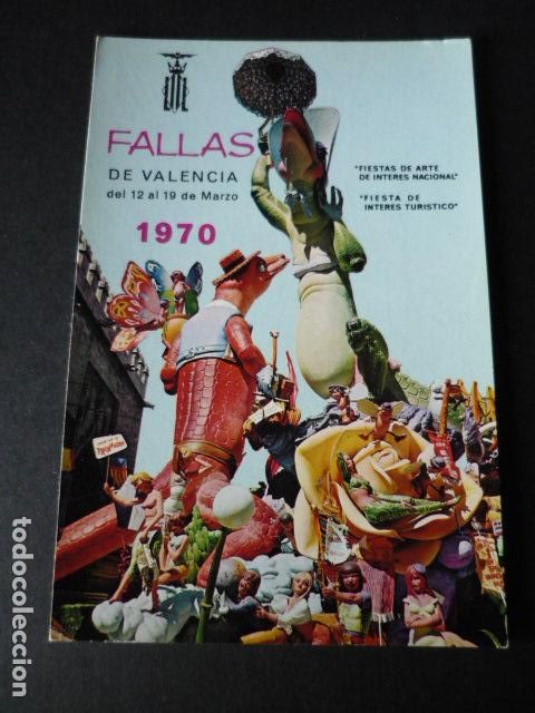 Postales: VALENCIA FALLAS 1970 POSTAL - Foto 1